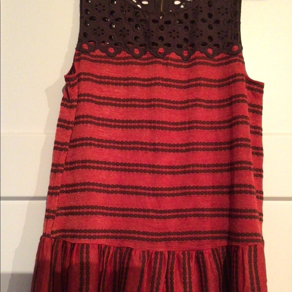 Free People peplum tank size large